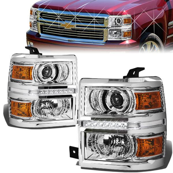 projector-headlight-chevy-silverado-hl-hpl-led-csil14-ch-am - 2
