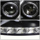 D-Motoring - Headlights - Halo Rings+LED DRL - Black Housing - Amber Corner - Projector - Pair - Ford F-150 / F-150 Heritage / F-250 Light Duty / Expedition - 2