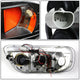 D-Motoring - Headlights - Halo Rings+LED DRL - Black Housing - Amber Corner - Projector - Pair - Ford F-150 / F-150 Heritage / F-250 Light Duty / Expedition - 5