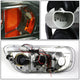 D-Motoring - Headlights - Halo Rings+LED DRL - Smoked Lens - Amber Corner - Projector - Pair - Ford F-150 / F-150 Heritage / F-250 Light Duty / Expedition - 4