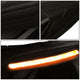 D-Motoring - Headlights - LED Halo - Black Housing - Smoked Lens - Clear Corner - Projector - Plug-n-Play - Pair - 15-17 Ford Focus - 5