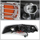 D-Motoring - Headlights - Halo Ring+LED DRL - Chrome Housing - Amber Corner - Projector - Plug-n-Play - Pair - 99-04 Ford Mustang - 5
