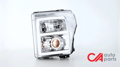 11-16-ford-f250-f350-super-duty-headlights-3d-led-drl-clear-lens-clear-corner-projector-pair-hl-hpl-led-fsu13-ch-cl1-t2 - 3