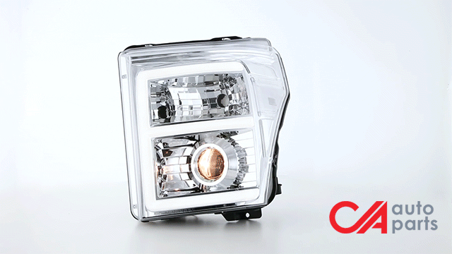 11-16-ford-f250-f350-super-duty-headlights-3d-led-drl-clear-lens-clear-corner-projector-pair-hl-hpl-led-fsu13-ch-cl1-t2 - 3
