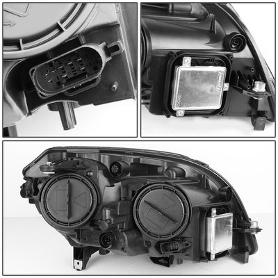 D-Motoring - Headlights - LED DRL+Turn Signal - Black Housing - Projector - Plug-n-Play - Pair - Mercedes GLK250 / GLK280 / GLK300 / GLK350 - 5
