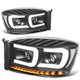 06-09-ram-truck-dual-led-drl-sequential-signal-projector-headlights-clear-lens-clear-corner-pair-hl-hpl-rm06-g2-bk-cl1 - 2