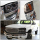 D-Motoring - Headlights - Smoked Lens - Amber Corner - Projector - Plug-n-Play - Pair - 99-06 Sierra / Yukon - 7