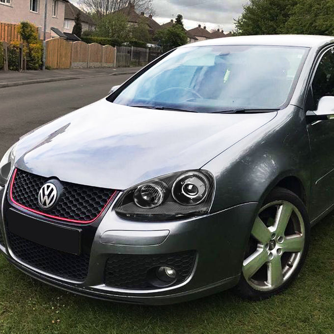 D-Motoring - Headlights - Black Housing - Projector - Plug-n-Play - Pair - Volkswagen Jetta / Rabbit / Golf / GTI / Bora - 5