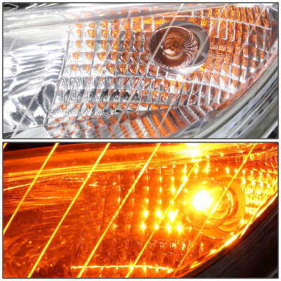 D-Motoring - Headlights - Chrome Housing - Projector - Plug-n-Play - Pair - Mercedes Benz S350 / S430 / S500 / S600 / S55 / S65 AMG - 4