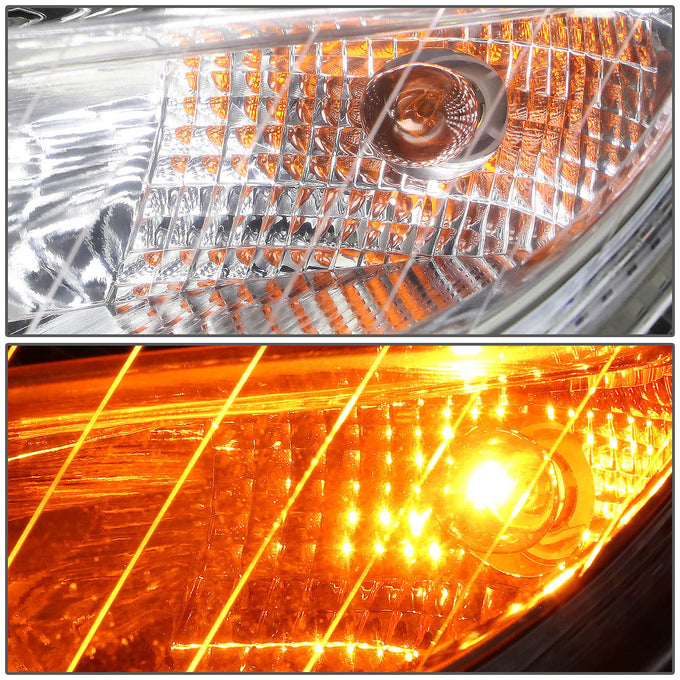 D-Motoring - Headlights - Chrome Housing - Projector - Plug-n-Play - Pair - Mercedes Benz S350 / S430 / S500 / S600 / S55 / S65 AMG - 4