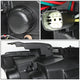 D-Motoring - Headlights - LED DRL U-Strip - Black Housing - Clear Lens - Amber Corner - Projector - Plug-n-Play - Pair - 15-17 Chevy Colorado - 3