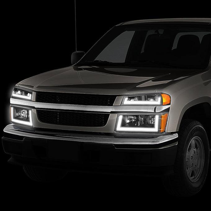 led-drl-04-12-colorado-canyon-headlights-bumper-lamps-black-housing-amber-corner-hl-lb-ccol044p-bk-am - 9