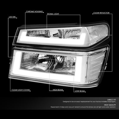 led-drl-04-12-colorado-canyon-headlights-bumper-lamps-chrome-housing-clear-corner-hl-lb-ccol044p-ch-cl1 - 2
