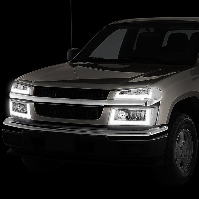 led-drl-04-12-colorado-canyon-headlights-bumper-lamps-chrome-housing-clear-corner-hl-lb-ccol044p-ch-cl1 - 10