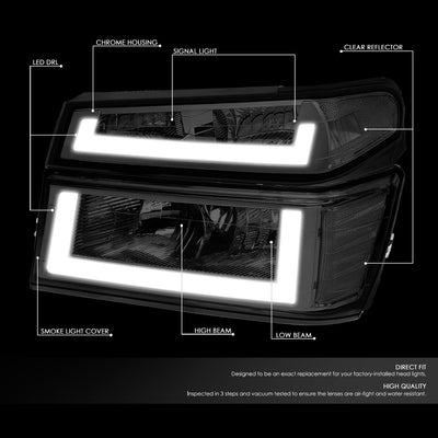 led-drl-04-12-colorado-canyon-headlights-bumper-lamps-smoked-housing-clear-corner-hl-lb-ccol044p-sm-cl1 - 2