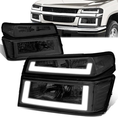 led-drl-04-12-colorado-canyon-headlights-bumper-lamps-smoked-housing-clear-corner-hl-lb-ccol044p-sm-cl1 - 1