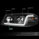 D-Motoring - Headlights - LED DRL - Black Housing - Clear Corner - Plug-n-Play - Pair - 00-05 Chevy Impala - 3