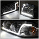 D-Motoring - Headlights - LED DRL - Chrome Housing - Clear Lens - Clear Corner - Plug-n-Play - Pair - 00-05 Chevy Impala - 4