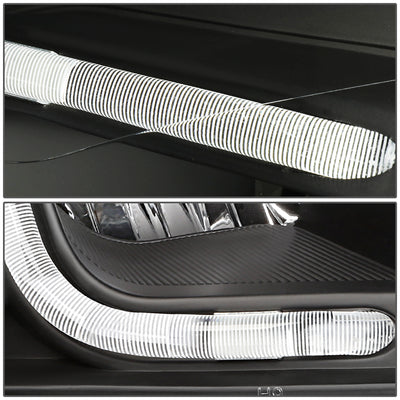 D-Motoring - Headlights - LED DRL - Black Housing - Clear Corner - Plug-n-Play - Pair - Chevy Monte Carlo / Impala / Impala Limited - 5