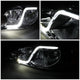 D-Motoring - Headlights - LED DRL - Chrome Housing - Clear Lens - Amber Corner - Plug-n-Play - Pair - Chevy Monte Carlo / Impala / Impala Limited - 4