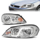 06-16 Chevy Monte Carlo Impala Impala Limited Headlights - LED DRL - Chrome Housing - Clear Lens - Clear Corner - Plug-n-Play - Pair