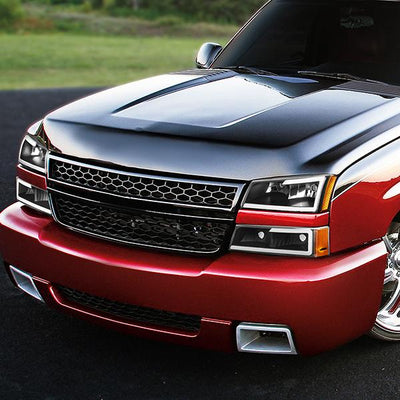 led-drl-03-07-chevy-silverado-1500-2500-3500-avalanche-headlights-bumper-lamps-hl-lb-csil03-bk-am - 11