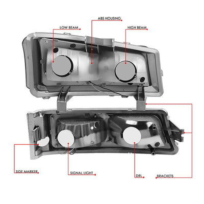 led-drl-03-07-chevy-silverado-1500-2500-3500-avalanche-headlights-bumper-lamps-hl-lb-csil03-ch-am - 9
