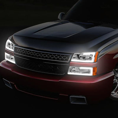 led-drl-03-07-chevy-silverado-1500-2500-3500-avalanche-headlights-bumper-lamps-hl-lb-csil03-ch-am - 10