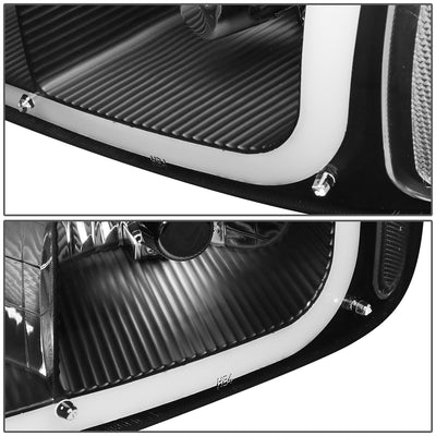 D-Motoring - Headlights - LED DRL - Black Housing - Clear Corner - Plug-n-Play - Pair - GMC SIERRA C3 / 1500 DENALI / CLASSIC / GMC YUKON DENALI / XL 1500 DENALI - 4