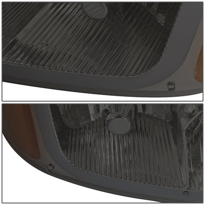 D-Motoring - Headlights - LED DRL - Smoked Lens - Amber Corner - Plug-n-Play - Pair - GMC SIERRA C3 / 1500 DENALI / CLASSIC / GMC YUKON DENALI / XL 1500 DENALI - 4