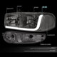 D-Motoring - Headlights - LED DRL - Smoked Lens - Clear Corner - Plug-n-Play - Pair - GMC SIERRA C3 / 1500 DENALI / CLASSIC / GMC YUKON DENALI / XL 1500 DENALI - 2