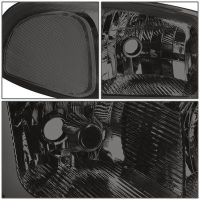 D-Motoring - Headlights - LED DRL - Smoked Lens - Clear Corner - Plug-n-Play - Pair - GMC SIERRA C3 / 1500 DENALI / CLASSIC / GMC YUKON DENALI / XL 1500 DENALI - 5