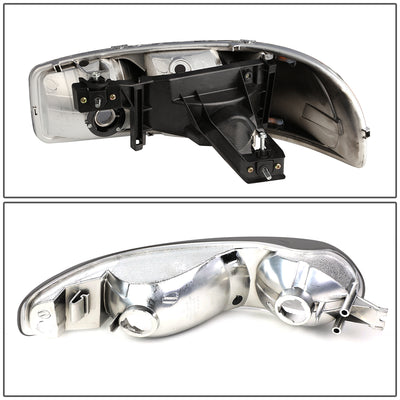D-Motoring - Headlights - LED DRL - Smoked Lens - Clear Corner - Plug-n-Play - Pair - GMC SIERRA C3 / 1500 DENALI / CLASSIC / GMC YUKON DENALI / XL 1500 DENALI - 6