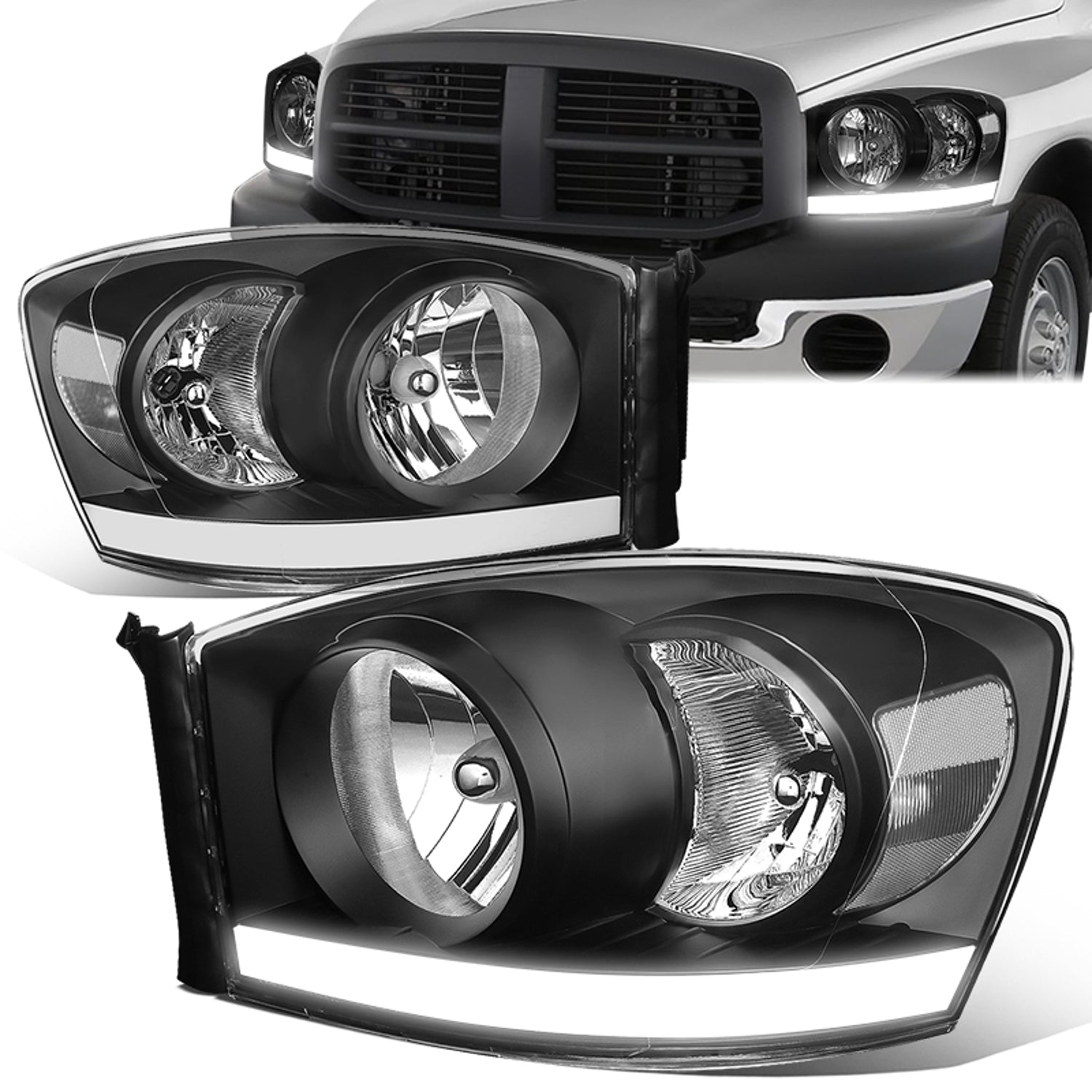 headlight-dodge-ram-hl-lb-dr06-bk-cl1 - 1