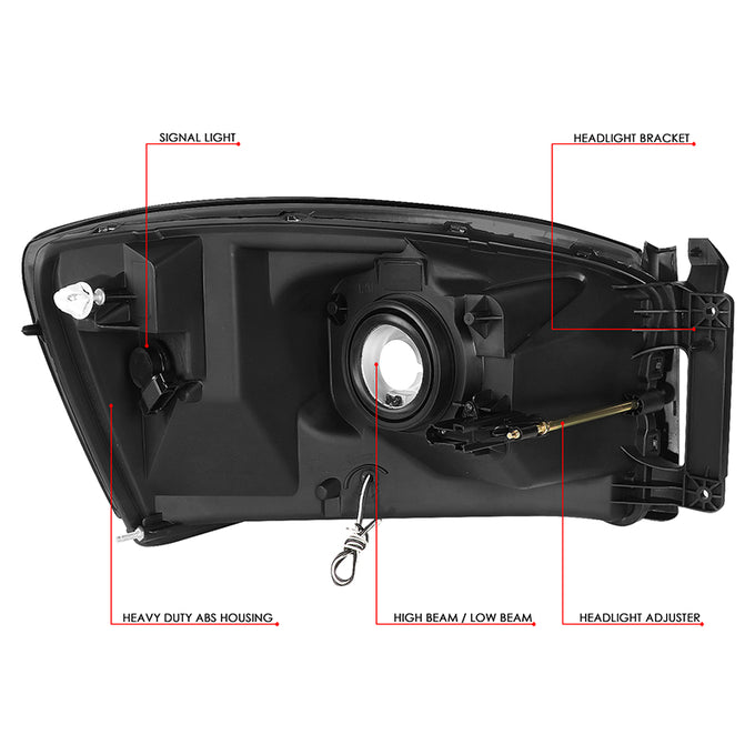 headlight-dodge-ram-hl-lb-dr06-sm-cl1 - 8