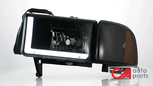 headlights-smoked-housing-amber-corner-led-drl-truck-dodge-ram-1500-2500-3500-hl-lb-dr944-bk-sm-am - 9