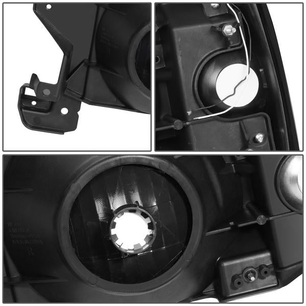 Jpautowholesale Halogen Headlight Set For Ford F150 F250 F350 Bronco 1987-1991 – Driver & Passenger