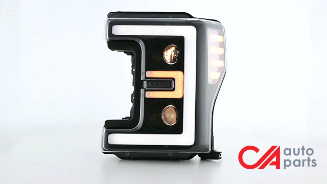 17-19-ford-f-250-f-350-f-450-f-550-super-duty-headlights-3d-led-drl-clear-lens-clear-corner-projector-pair-hl-lb-f25018-bk-cl1 - 12