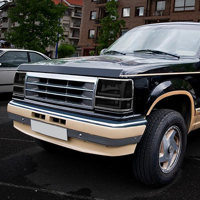 led-drl-bar-91-94-ford-explorer-headlights-bumper-corner-lamps-tinted-housing-hl-lb-fexp91-bk-sm-cl1 - 10