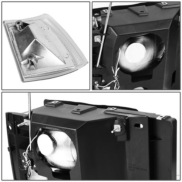 led-drl-bar-91-94-ford-explorer-headlights-bumper-corner-lamps-chrome-housing-hl-lb-fexp91-ch-cl1 - 7