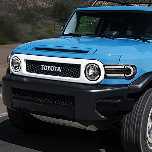 07-14 Toyota FJ Cruiser Headlights - LED DRL+Sequential Turn Signal - Clear Lens - Clear Corner - Pair - HL-LB-FJC07-BK-CL1 - 9