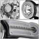 07-14 Toyota FJ Cruiser Headlights - LED DRL+Sequential Turn Signal - Clear Lens - Clear Corner - Pair - HL-LB-FJC07-CH-CL1 - 5