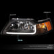 D-Motoring - Headlights - LED DRL - Black Housing - Amber Corner - Plug-n-Play - Pair - 99-04 Ford Mustang - 3