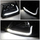 D-Motoring - Headlights - LED DRL - Black Housing - Amber Corner - Plug-n-Play - Pair - 99-04 Ford Mustang - 4