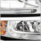 D-Motoring - Headlights - LED DRL - Chrome Housing - Clear Lens - Amber Corner - Plug-n-Play - Pair - 99-04 Ford Mustang - 5