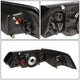 D-Motoring - Headlights - LED DRL - Chrome Housing - Clear Lens - Amber Corner - Plug-n-Play - Pair - 99-04 Ford Mustang - 7