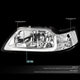 D-Motoring - Headlights - LED DRL - Chrome Housing - Clear Lens - Clear Corner - Plug-n-Play - Pair - 99-04 Ford Mustang - 3