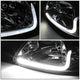 D-Motoring - Headlights - LED DRL - Chrome Housing - Clear Lens - Clear Corner - Plug-n-Play - Pair - 99-04 Ford Mustang - 4