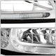 D-Motoring - Headlights - LED DRL - Chrome Housing - Clear Lens - Clear Corner - Plug-n-Play - Pair - 99-04 Ford Mustang - 5