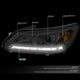 D-Motoring - Headlights - LED DRL - Smoked Lens - Amber Corner - Projector - Plug-n-Play - Pair - 13-15 Honda Accord 4-Door Sedan - 2